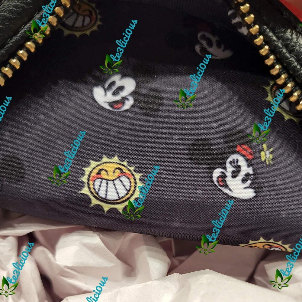 DISNEY PARKS LOUNGEFLY RETRO MINNIE MICKEY PLUTO BACKPACK - Picture 4 of 8